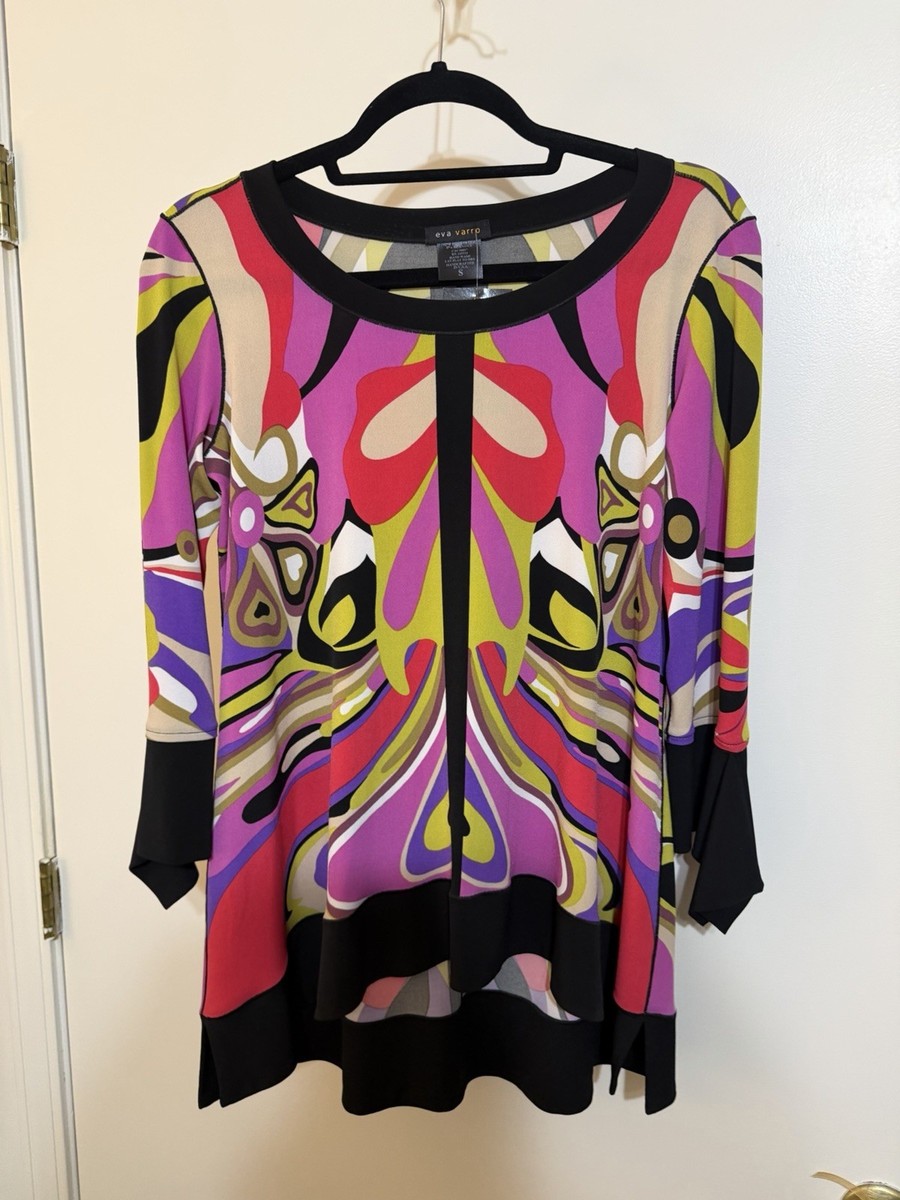Eva Varro Womens Savanna Tunic Sz S View 4