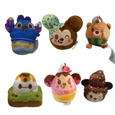 Disney Munchlings Lot of 6 Assorted Mini Stuffed Plush Brand New
