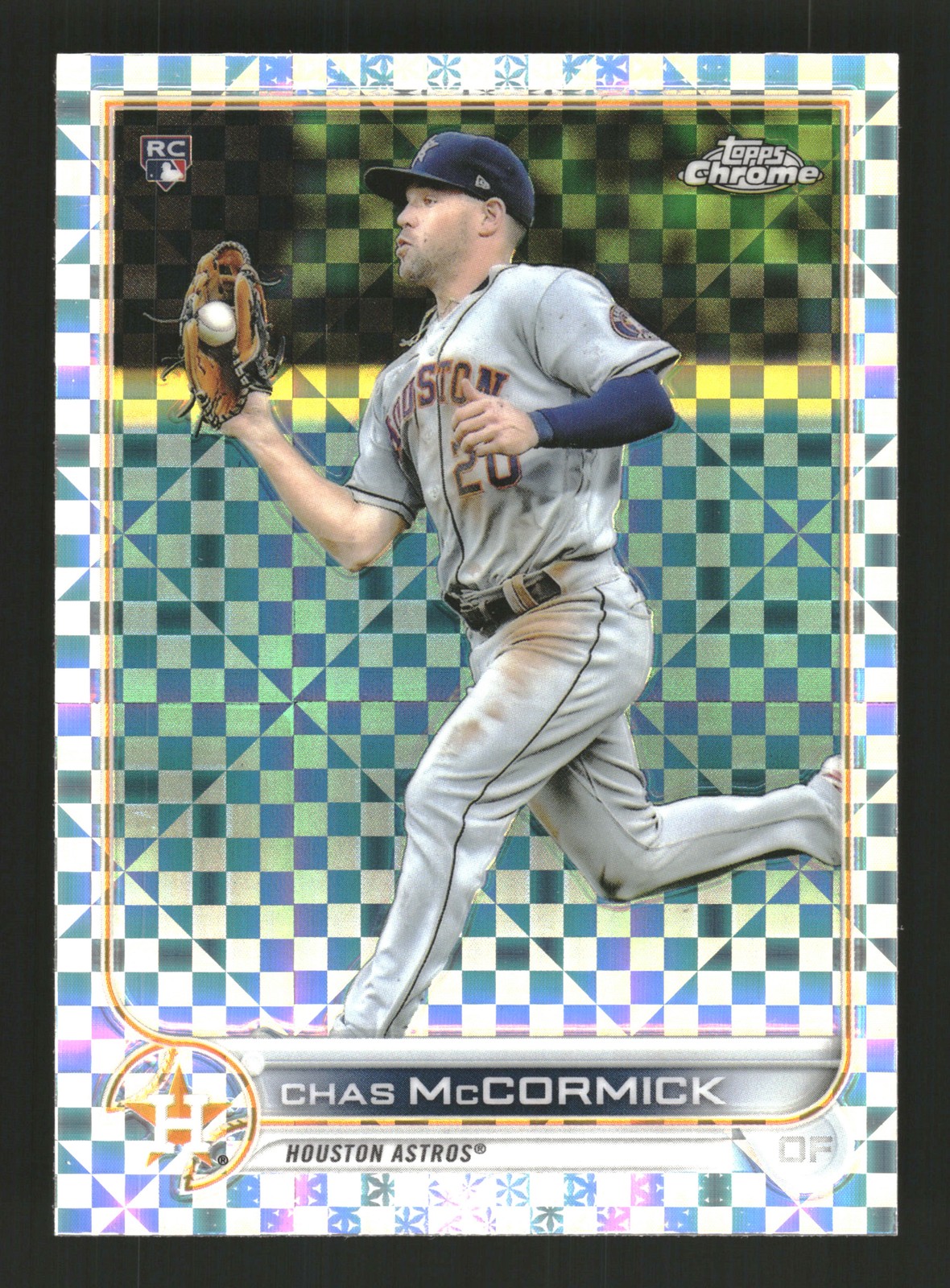 Chas McCormick 2022 Topps Chrome #43 X-Fractor Houston Astros