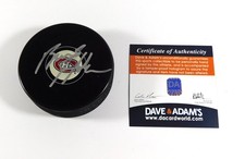 Brian Engblom Signed NHL Souvenir Hockey Puck Canadiens Dave & Adam's Auto