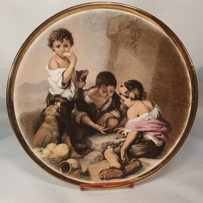 Bone China Plate ''The Beggar Boys'' (22) 10''(26cm) Lord Nelson Pottery
