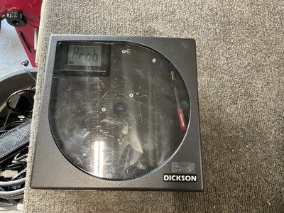 Dickson KT8P3 8'' Paper Chart Temperature Recorder w/ R400 Sensor