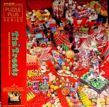 Springbok by Hallmark Tin Treats Puzzle Series 550 Piece Brass Trimmer Included