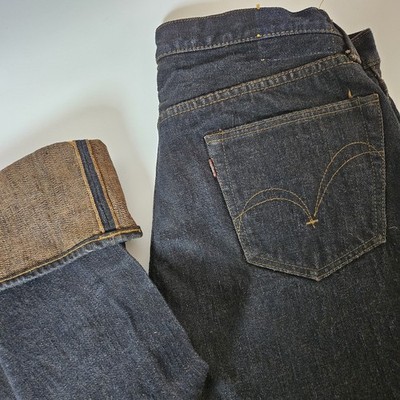 Samurai Jeans S711VX 32x36 Black Japanese Selvedge Denim Made in