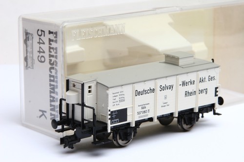 FLEISCHMANN H0 5449 K DRG Chlorwagen Solvay Ep. II TOP-neuwertig OVP | Zustand: Gebraucht
