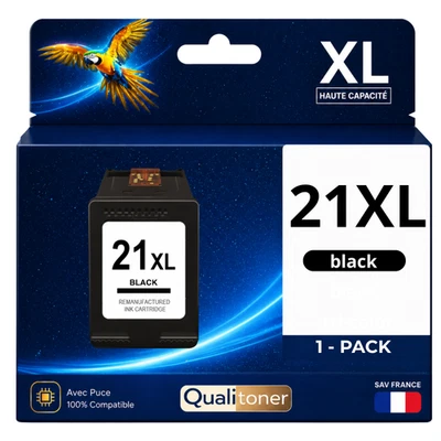 Cartouche compatible pour HP 21XL C9351AE Noir 22ml - Photo 1/4