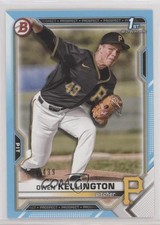2021 Bowman Draft Sky Blue /499 Owen Kellington #BD-120 0c6