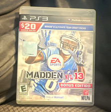 EA Sports Madden NFL 13 Bonus Edition Online Multiplayer PS3 NTSC-U/C