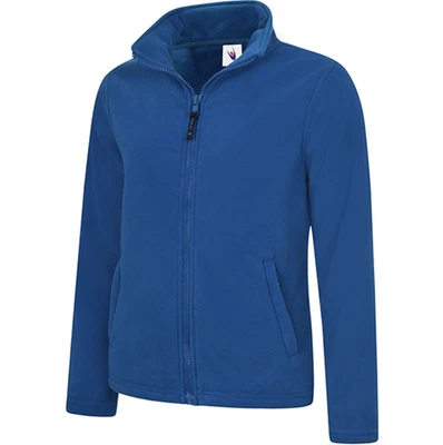 Uneek UC608 Ladies Classic Full Zip Blue Fleece Jacket Size 18/XXL New - Image 1 of 3
