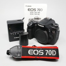 Canon EOS 70D 24.2MP Digital SLR DSLR Camera - 14,696 Clicks
