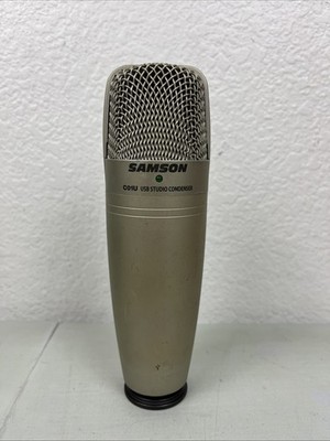 Samson C01U USB Studio Condenser Microphone - Mic Recording- TESTED - WORKS