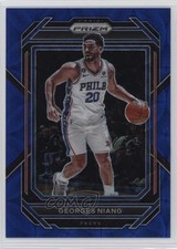 2022-23 Panini Prizm Choice Blue Prizm 49/49 Georges Niang #24 d4v