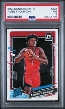 2023 PANINI DONRUSS OPTIC #229 AMEN THOMPSON PSA 3