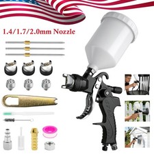 Hvlp Spray Gun 1.4mm Tip W1.7 2.0mm Nozzles Gravity Feed Paint Sprayer Gun Hvlp Spray Gun 1.4mm Tip W1.7 2.0mm Nozzles Gravity Feed Paint Sprayer Gun