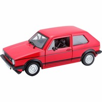 Bburago 1:24 Vw Golf 1 Gti 79, Rot, 18-21089R
