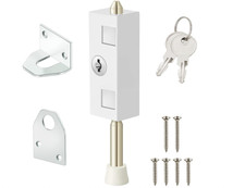 Sliding Door Lock Rectangle Patio Door Lock Keyed for Glass Hinged Security B...