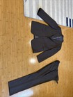Traje Charles Tyrwhitt Lana Marrón 42R (36/30 Pantalones) Calce Ajustado Super 120’s
