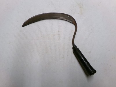 Vintage Antique Farm Hand Scythe Sickle Rustic Hand Tool Made In Austria