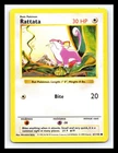 💥 RATTATA # 61/102 | Base Set |  SHADOWLESS | Vintage Pokemon 1999 TCG |