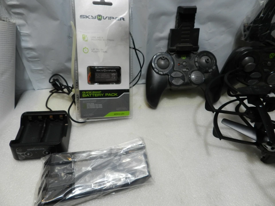 Lote Drone Syma Yuneec Skyrocket Drones Cargadores Hojas Z59M Foto 3 de 4