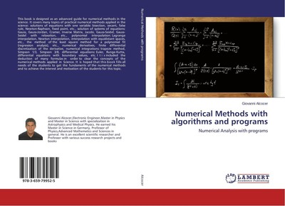 Giovanni Alcocer | Numerical Methods with algorithms and programs | Taschenbuch