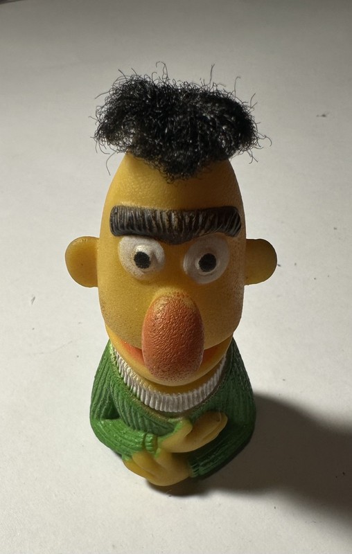 VTG Bert Finger Puppets Sesame Street Muppets 2.50"/3”