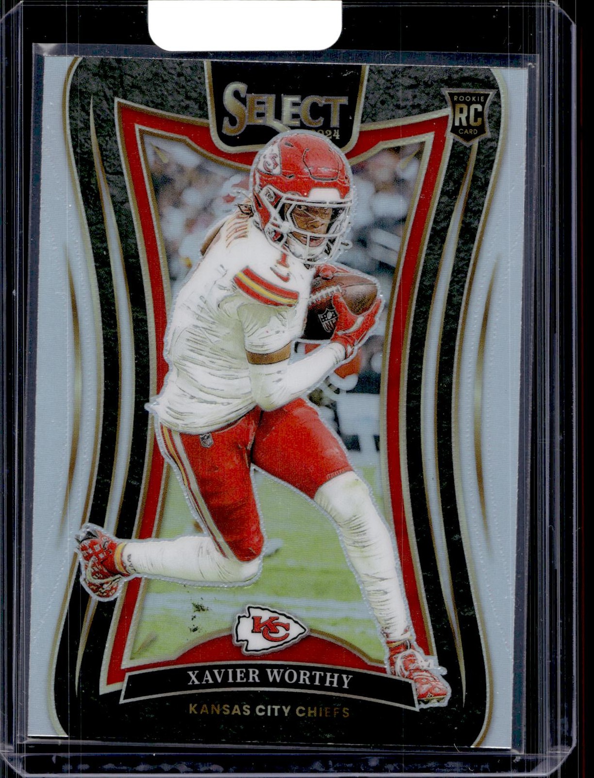 2024 Panini Select #385 Xavier Worthy Silver Prizm