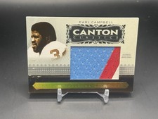 2006 Playoff National Treasures Earl Campbell Canton Classics Jumbo Patch /25