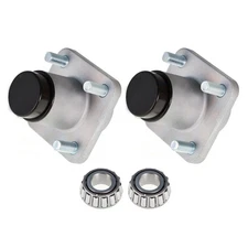 2pcs For Club Car DS Golf Cart 1982-02 Models Front Wheel Hub Kit Bearings Seals