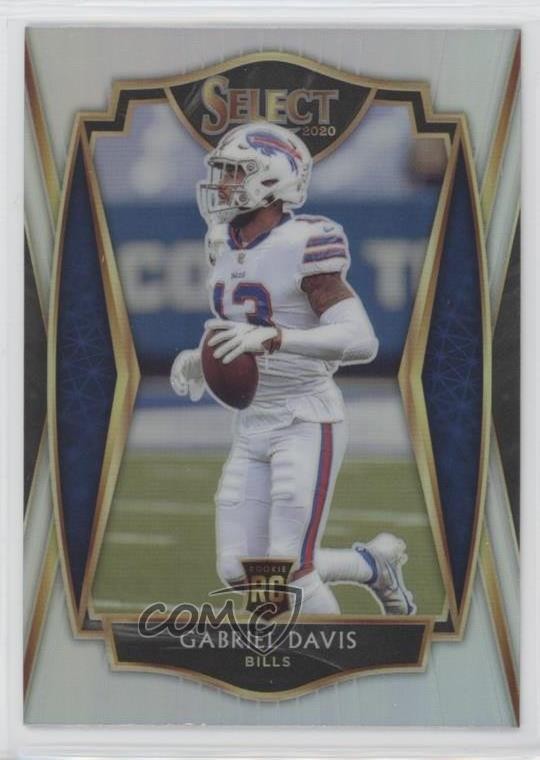 2020 Panini Select Premier Level Silver Prizm Gabriel Davis #182 0a3