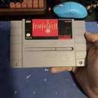 Final Fantasy II SNES Authentic Tested Working Clean Label Saves RPG