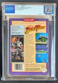 Disney's DuckTales 1999 NES CIB PSA 7.5 classificato Nintendo Capcom