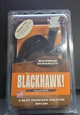 Blackhawk Nylon 3-slot Pancake Holster 40pc04bk - Matte Black