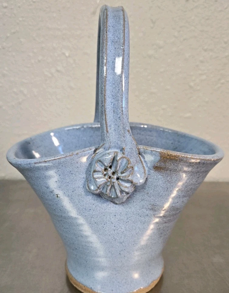 Studio Kunst Keramik blau Korb - Bild 2 von 4