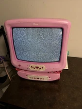 Disney Pink Princess TV Rare Model P1300NTV 13in Television No Remote READ