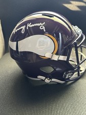 Tommy Kramer Signed Vikings Full-Size Helmet  