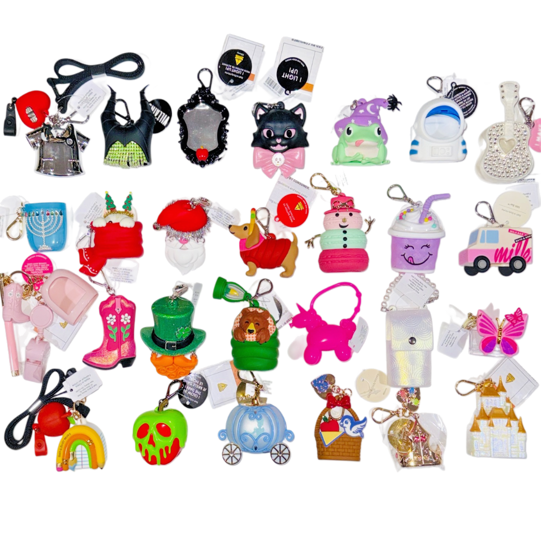 Bath & Body Works POCKETBAC Santizer Holder w/ Clip or Lanyard