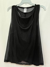 Avia Women's Double Mesh Tank Top Black Many sizes NEW