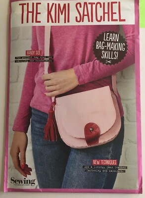 Simply Sewing Kimi Schulranzen Minitasche Retro Umhängetasche Damen neu ungeschnittenes Muster
