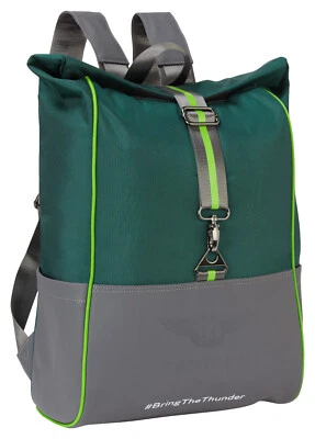 MARKENLOS Bentley Rucksack Motorsport Grün – Sport Arbeit Schule Freizeit Kurztrip