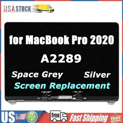 New for MacBook Pro 13 A2289 2020 EMC 3456 Retina LCD Screen Display Assembly A+
