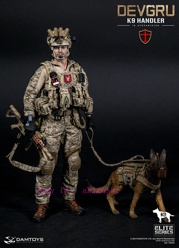 Damtoys 1/6 Dam78040 United States Devgru K9 Handler In