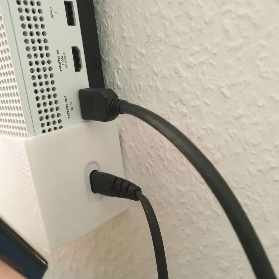 Soporte de pared para consola Microsoft Xbox One S sistema colgante soporte almacenamiento Foto 2 de 4