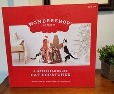 Target Wondershop Cat Scratcher Holiday Gingerbread Christmas Cat House