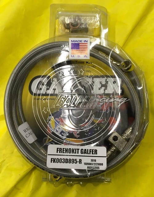 YXZ1000R Rear Braided Brake Lines Galfer Yxz Yxz1000 Kit GYTR Brakes