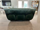 VTG HULL USA Pottery F469 Blue Green Glazed Rectangular Planter 7.5”x 4.5”x3.5”