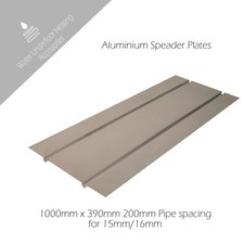 Aluminium Spreader plates for water underfloor heating system 200mm Centres