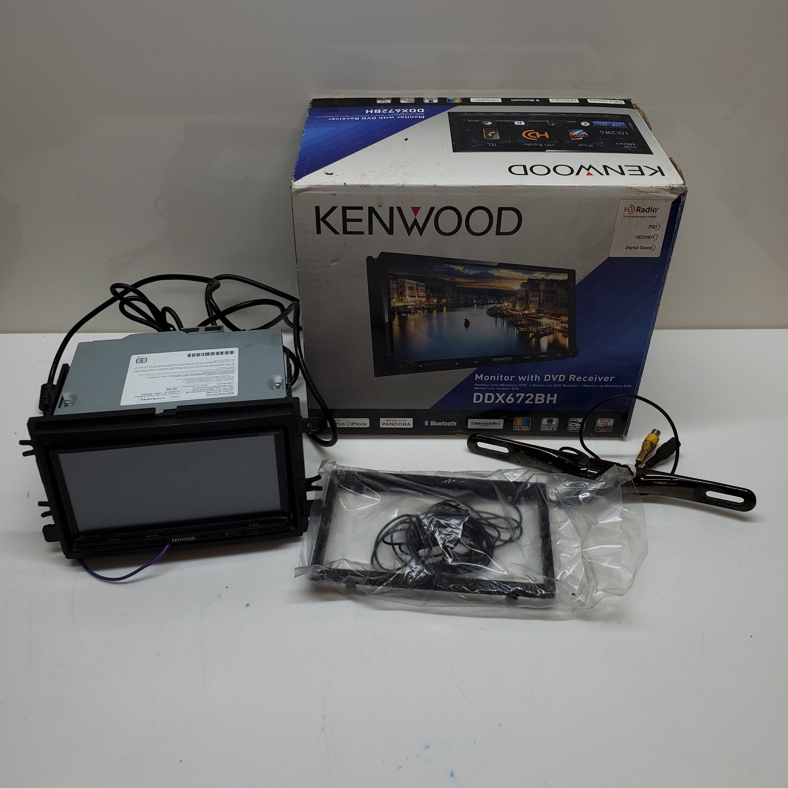 Kenwood DDX672BH Monitor W/DVD Receiver Untested eBay