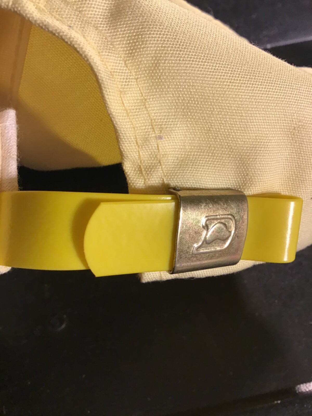 Vintage 1980’s Yellow  Hat From Morefar AIG Back O’ Beyond Very Rare image 6