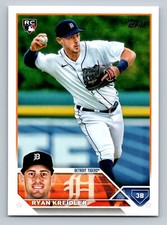 2023 Topps Series 2 #356 Ryan Kreidler RC Rookie Detroit Tigers